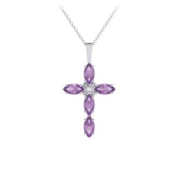 Marquise Cross Pendant