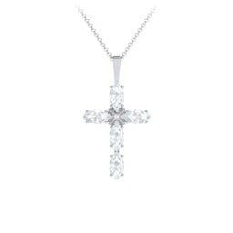 Marquise Cross Pendant