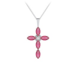 Marquise Cross Pendant