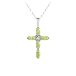 Marquise Cross Pendant