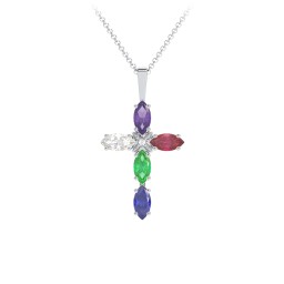 Marquise Cross Pendant