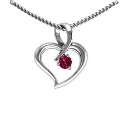 Twist Petit Heart Pendant