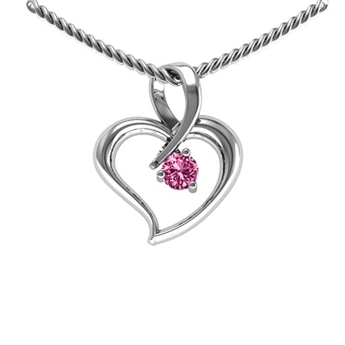 Twist Petit Heart Pendant