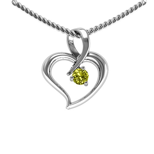 Twist Petit Heart Pendant