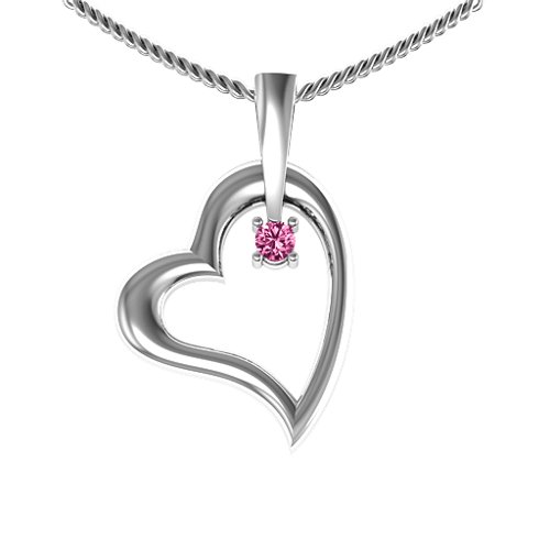 Tilted Heart Pendant