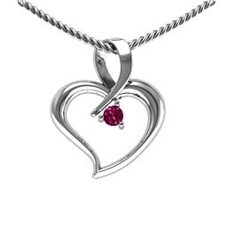Twist Heart Pendant
