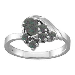 3-9 Stones Swan Ring