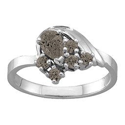 3-9 Stones Swan Ring