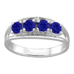 Classic 2-6 Gemstones Ring