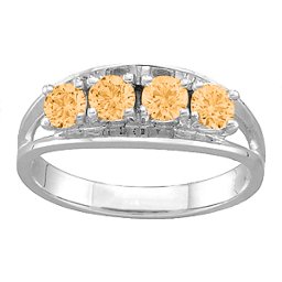 Classic 2-6 Gemstones Ring