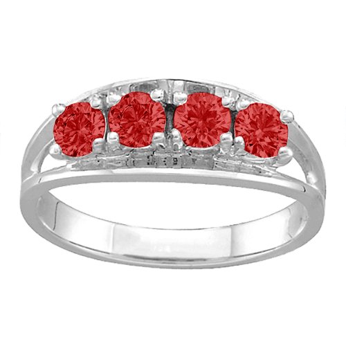 Classic 2-6 Gemstones Ring