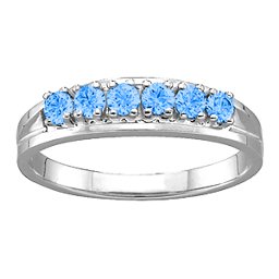 Classic Round Gemstone Ring