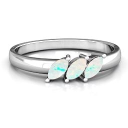 Grand Marquise Trio Ring