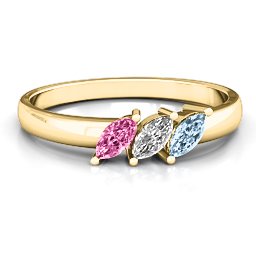 Grand Marquise Trio Ring
