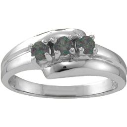 "Reverie" Angled 2-6 Stones Ring