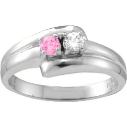 "Reverie" Angled 2-6 Stones Ring