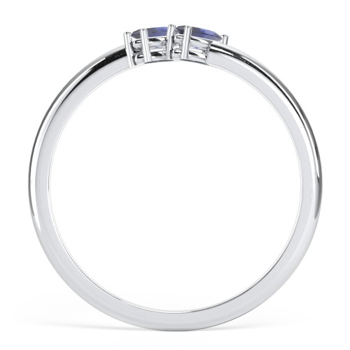 2 Stone Marquise Ring