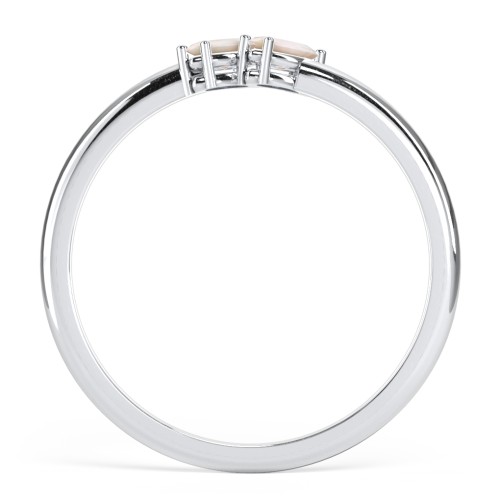 2 Stone Marquise Ring