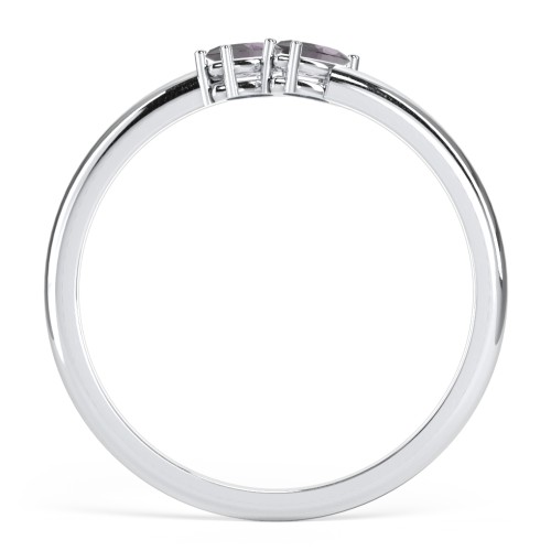 2 Stone Marquise Ring