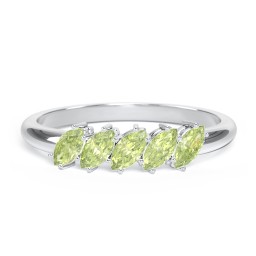 5 Stone Marquise Ring