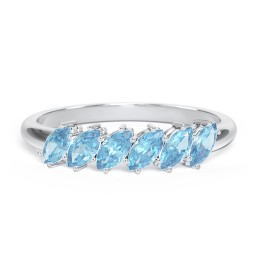 6 Stone Marquise Ring