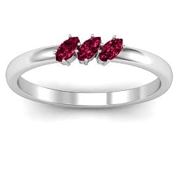 Petit Marquise Trio Ring