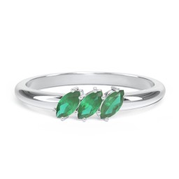 Petit Marquise Trio Ring