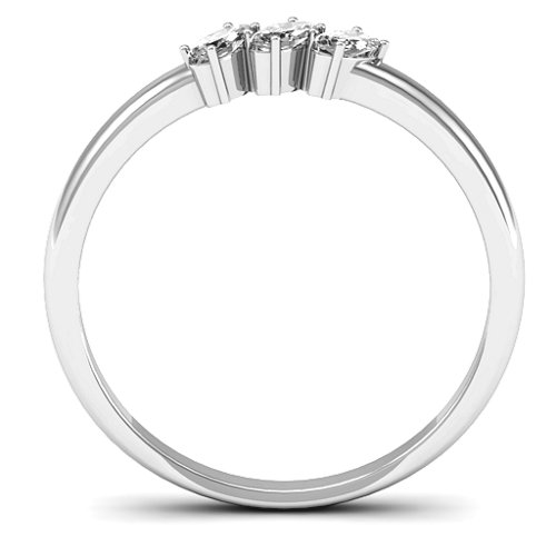 Petit Marquise Trio Ring