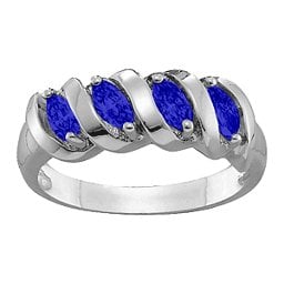 2-6 Marquise Spiral Ring