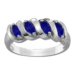 2-6 Marquise Spiral Ring