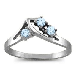 1-5 Stone Crest Ring