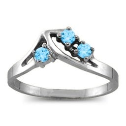 1-5 Stone Crest Ring