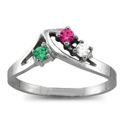 1-5 Stone Crest Ring