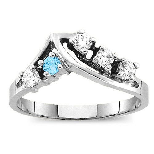 1-5 Stone Crest Ring