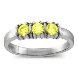 Classic Separated 2-5 Stones Ring