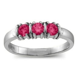 Classic Separated 2-5 Stones Ring