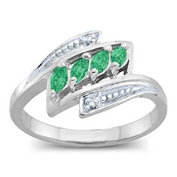 2-6 Marquise and Accents Ring