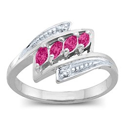 2-6 Marquise and Accents Ring