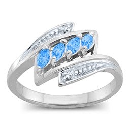 2-6 Marquise and Accents Ring