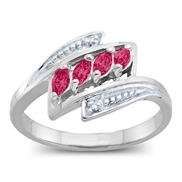 2-6 Marquise and Accents Ring