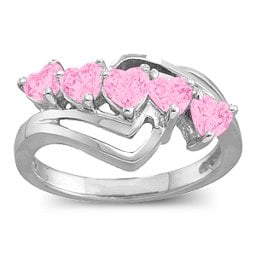 Starburst Heart Ring