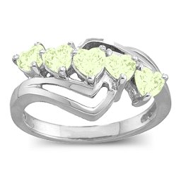 Starburst Heart Ring