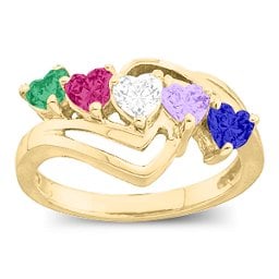 Starburst Heart Ring