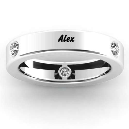 Circular Band 2-5 Stones Ring