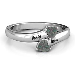 "Tribute" Hearts Bypass Ring