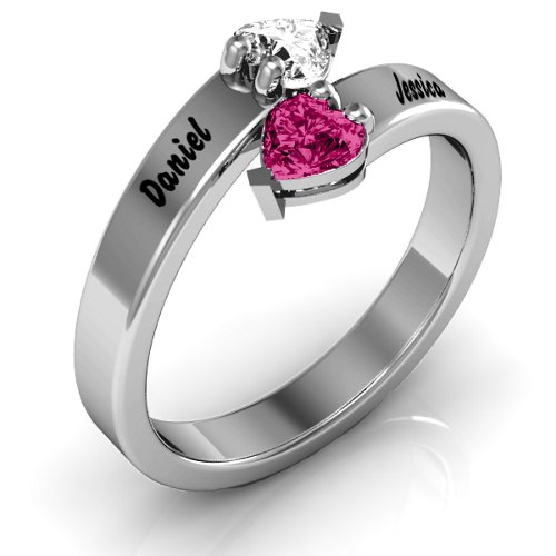 "Tribute" Hearts Bypass Ring