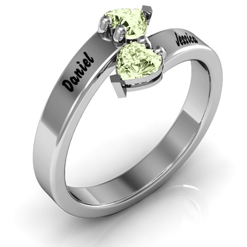 "Tribute" Hearts Bypass Ring