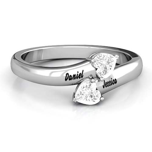 "Tribute" Hearts Bypass Ring