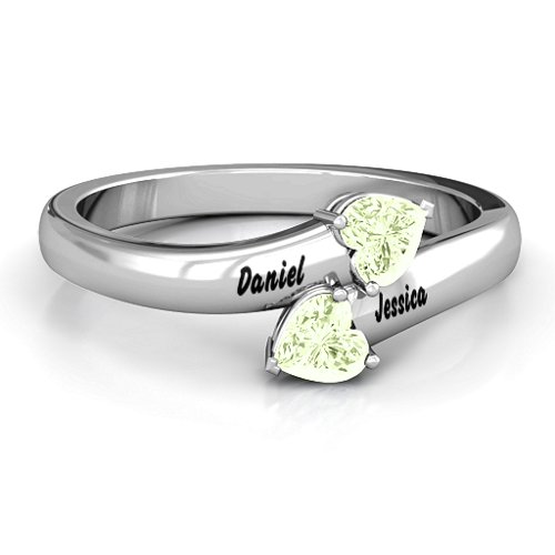 "Tribute" Hearts Bypass Ring