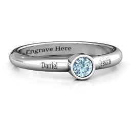 Bezel Set Solitaire Ring